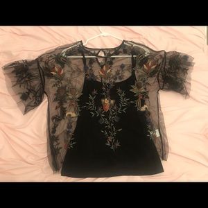Flowered Dalia shirt